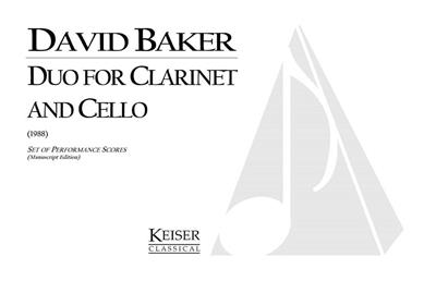 David Baker: Duo for Clarinet and Cello: Kammerensemble