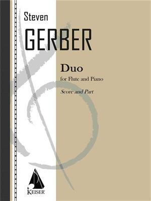 Steven R. Gerber: Duo for Flute and Piano: Flöte mit Begleitung