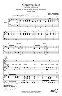 Roger Emerson: Christmas Joy!: Gemischter Chor mit Begleitung