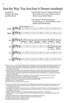 Just the Way You Are/Just a Dream: (Arr. Deke Sharon): Frauenchor A cappella
