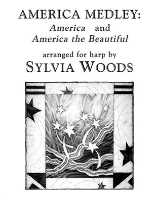 America Medley: America and America the Beautiful: (Arr. Sylvia Woods): Harfe Solo