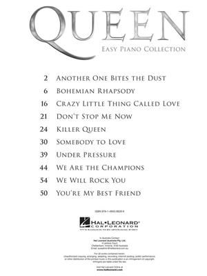 Queen: Queen - Easy Piano Collection: Easy Piano