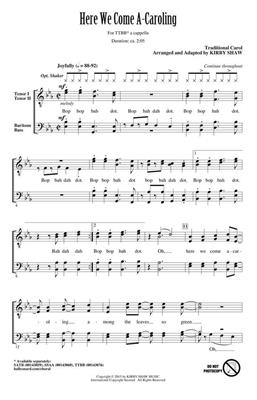 Here We Come A-Caroling: (Arr. Kirby Shaw): Männerchor A cappella