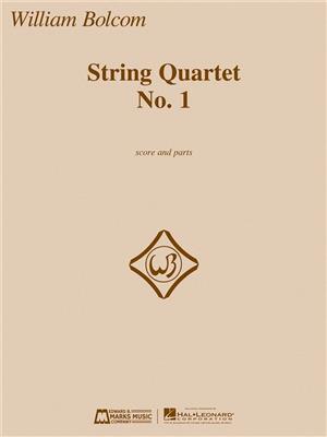 William Bolcom: String Quartet No. 1 - Score And Parts: Streichquartett
