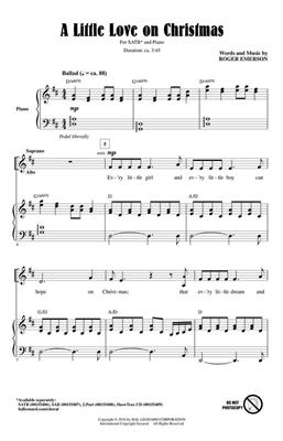 Roger Emerson: A Little Love on Christmas: Gemischter Chor mit Begleitung