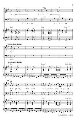 Elijah Rock!: (Arr. Roger Emerson): Gemischter Chor mit Begleitung