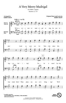 Kirby Shaw: A Very Merry Madrigal: Männerchor A cappella
