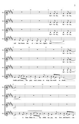 Gartan Mother's Lullaby: (Arr. Sarah Jaysmith): Frauenchor A cappella