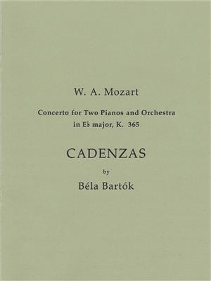 Béla Bartók: Cadenzas to Mozart's Concerto for 2 Pnos and Orch.: Orchester mit Solo