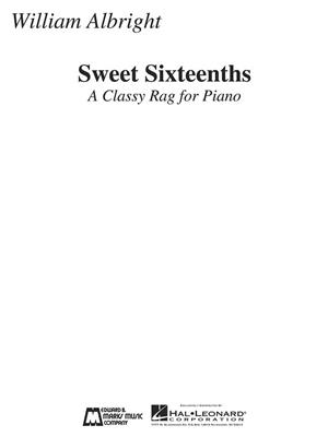 William Albright: Sweet Sixteenths: Klavier Solo