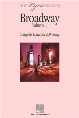 The Lyric Library: Broadway Volume I: Melodie, Text, Akkorde