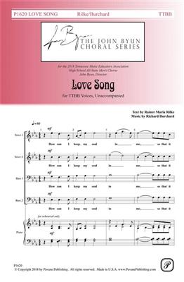 Richard Burchard: Love Song: Männerchor mit Begleitung