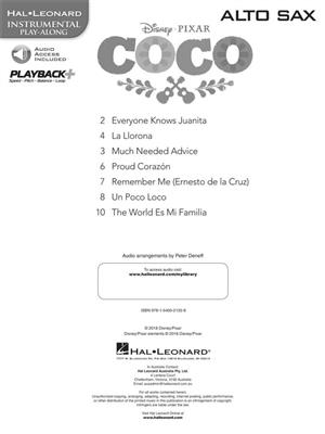 Coco: Altsaxophon
