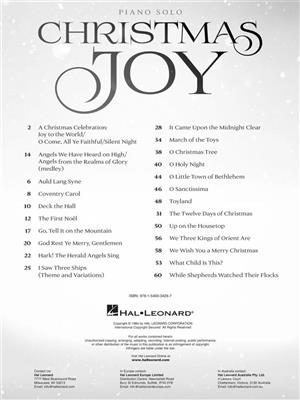 Christmas Joy: (Arr. Mac Huff): Klavier Solo