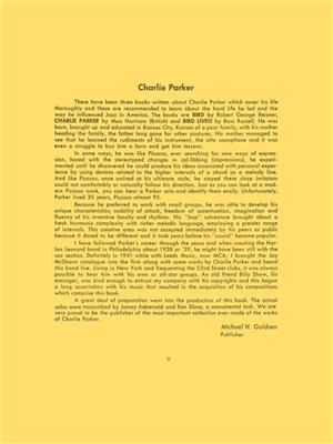 Charlie Parker: Charlie Parker Omnibook - Volume 1: 