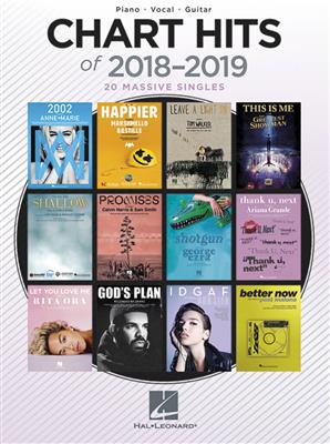 Chart Hits Of 2018-2019: Klavier, Gesang, Gitarre (Songbooks)
