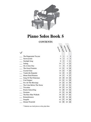 Piano Solos Book 5 - Book/Online Audio