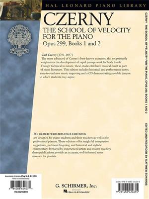 Carl Czerny: The School Of Velocity For The Piano Op.299: Klavier Solo