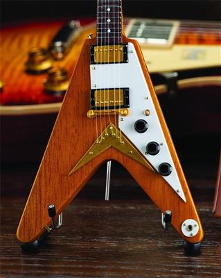 Gibson 1958 Korina Flying V Mini Guitar Replica