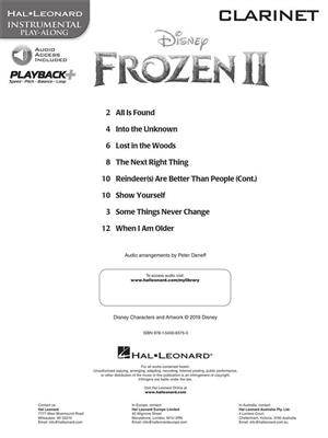 Robert Lopez: Frozen II - Instrumental Play-Along Clarinet: Klarinette Solo
