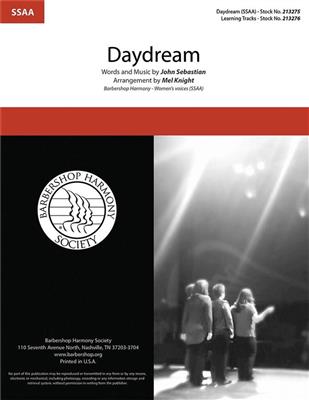 Daydream: (Arr. Mel Knight): Frauenchor A cappella