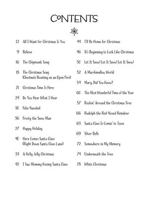 Christmas Songs for Kids: Klavier Solo