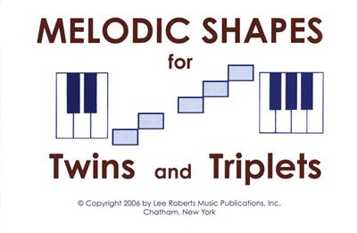Flash Cards: Melodic Shapes for Twins and Triplets: Klavier Solo