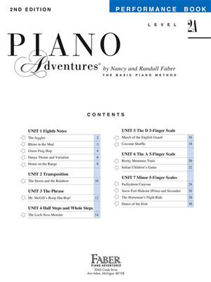 Piano Adventures Performance Book Level 2A