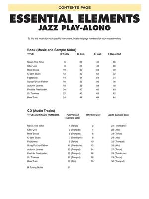 Essential Elements Jazz Play-Along -Jazz Standards: (Arr. Michael Sweeney): Jazz Ensemble