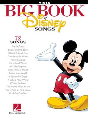 The Big Book of Disney Songs: Viola Solo
