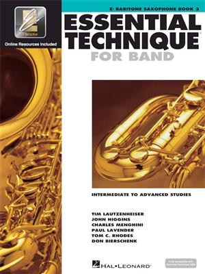 Essential Elements for Band - Book 3 - Bari. Sax: Saxophon
