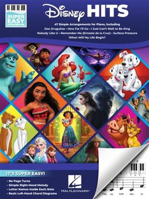 Disney Hits - Super Easy Songbook: Easy Piano