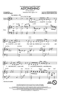 Astonishing (from Little Women): (Arr. Mark Brymer): Frauenchor mit Klavier/Orgel