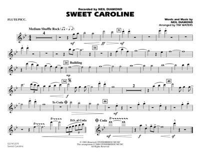 Neil Diamond: Sweet Caroline: (Arr. Tim Waters): Marching Band