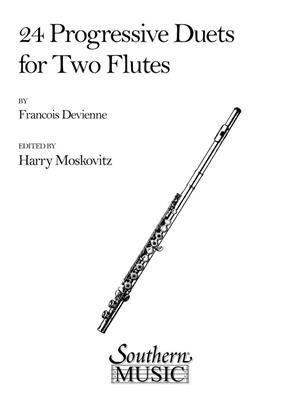 François Devienne: 24 Progressive Duets: (Arr. Harry Moskovitz): Flöte Duett