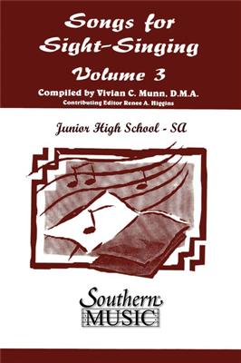 Bobby Siltman: Songs for Sight Singing¡- Volume 3: (Arr. Marilyn Jones): Frauenchor mit Begleitung