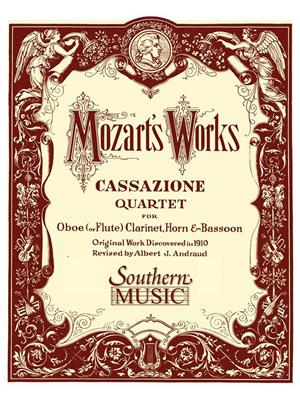 Wolfgang Amadeus Mozart: Cassazione: (Arr. Albert Andraud): Blasquintett