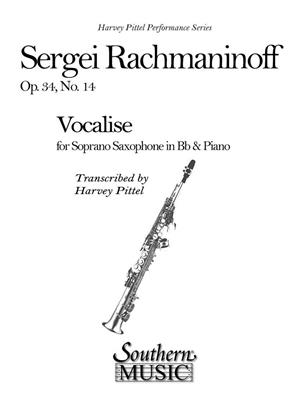 Sergei Rachmaninov: Vocalise: (Arr. Harvey Pittel): Saopransaxophon