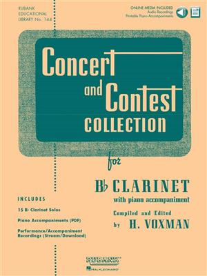 Concert and Contest Collection for Clarinet: (Arr. Himie Voxman): Klarinette Solo