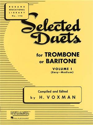 Selected Duets for Trombone or Baritone Vol. 1: Posaune Solo