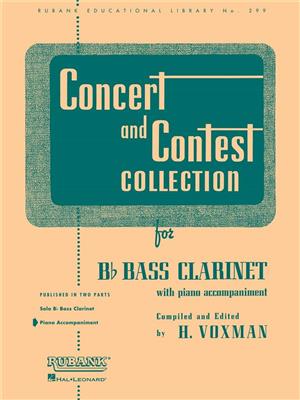 Concert And Contest Collection - Bas Clarinet (PA): (Arr. Himie Voxman): Klarinette mit Begleitung