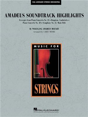 Wolfgang Amadeus Mozart: Amadeus Soundtrack Highlights: (Arr. Larry Moore): Streichorchester