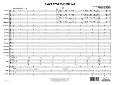 Can't Stop the Feeling: (Arr. John Wasson): Jazz Ensemble