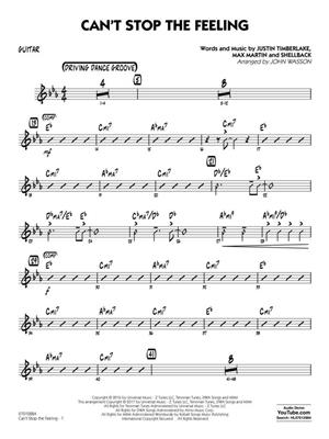 Can't Stop the Feeling: (Arr. John Wasson): Jazz Ensemble