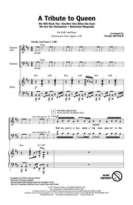 Queen: A Tribute to Queen (Medley): Gemischter Chor mit Klavier/Orgel