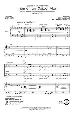 Michael Bublé: Theme From Spider Man: (Arr. Kirby Shaw): Gesang Solo