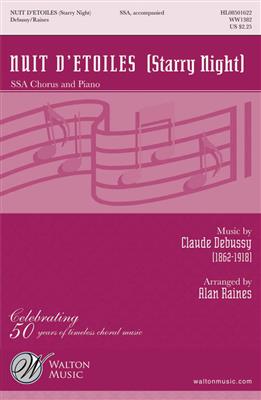 Claude Debussy: Nuit D'Etoiles: (Arr. Alan Raines): Frauenchor mit Begleitung