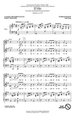 El Vito: (Arr. Emily Crocker): Frauenchor mit Klavier/Orgel