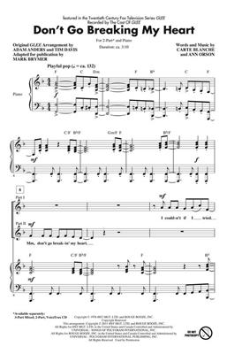 Elton John: Don'T Go Breaking My Heart: (Arr. Mark Brymer): Gesang Solo