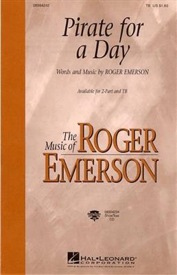 Roger Emerson: Pirate for a Day: Männerchor mit Klavier/Orgel